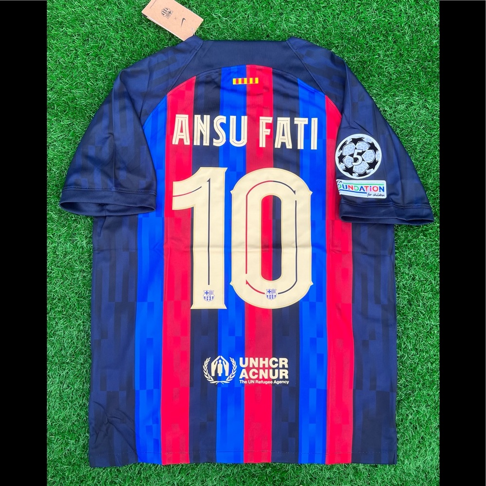 NEW Ansu Fati Barcelona Home 22/23 Jersey